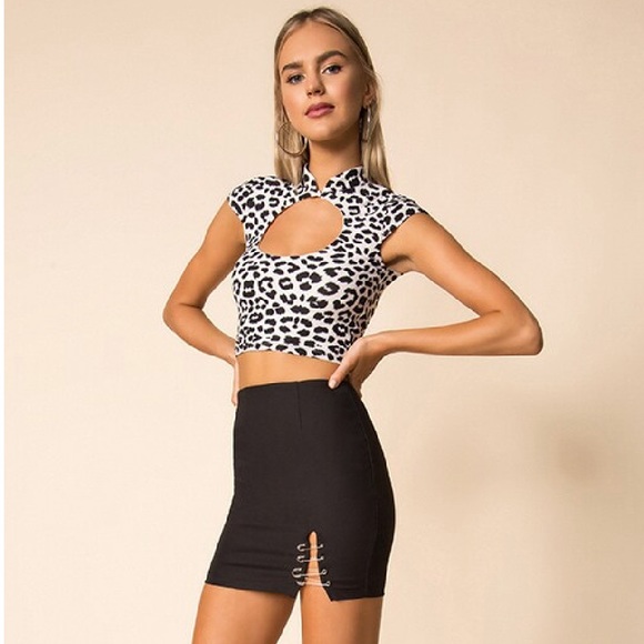 Leopard Crop Top from Revolve - Picture 2 of 10
